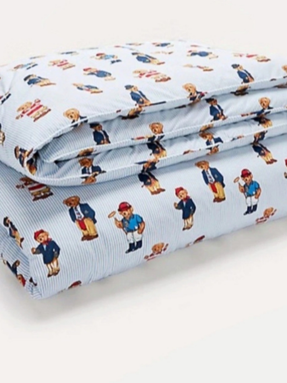 Ralph Lauren Bear 1 Comforter Full/Queen 1 Pillow Case